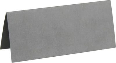 SANTEX - 10 zilverkleurige plaatsbordjes