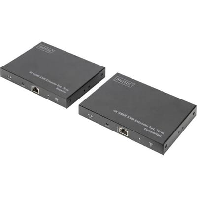 Digitus DS-55513 HDMI Adapter [1x HDMI-bus - 1x HDMI-bus] Zwart 4K UHD 70 m
