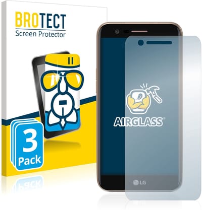 Screenprotector 3 Stuks voor LG K10 2017 Beschermglas transparant