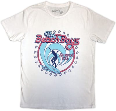 The Beach Boys - Surfin' USA Circle Heren T-shirt - S - Wit