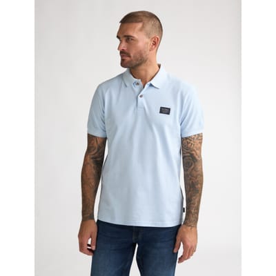 Petrol Industries - Heren Piqué polo MarAzul - Blauw - Maat L