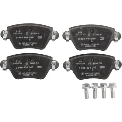 Remblokset BOSCH 0 986 494 046, achter
