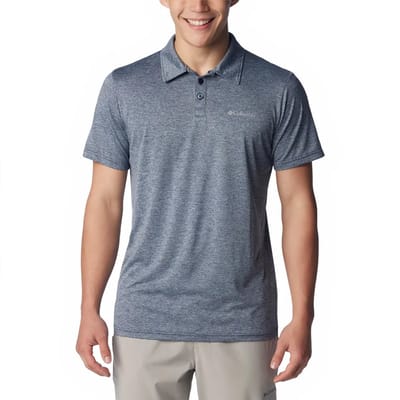 Columbia Hike™ Korte Mouw Poloshirt Grijs S Man