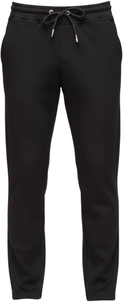 OMBRE Broek - Regular Fit - Viscose - Effen Zwart L