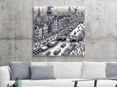 Kunstprint | Wanddecoratie | Dibond | 20 × 20 cm