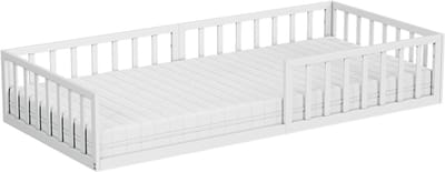 Vitalispa Minno Kinderbed – 90x200 met matras Wit