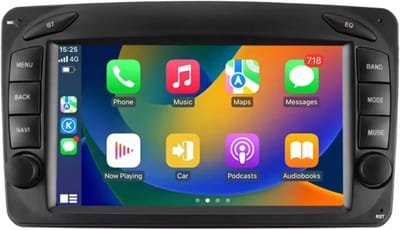 Autoradio met bluetooth - Carplay - Voor Mercedes Benz CLK W209, C-W203, G-W463, W208, A-W168, Viano, Vito, Vaneo - Geschikt voor Apple en Android - Stereo - Navigatie - Navigatiesysteem auto - 2GB 32GB