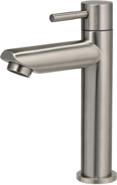 UDUTCH toiletkraan geborsteld rvs | Modern design | Alleen koud water | Douche en badkamerkraan