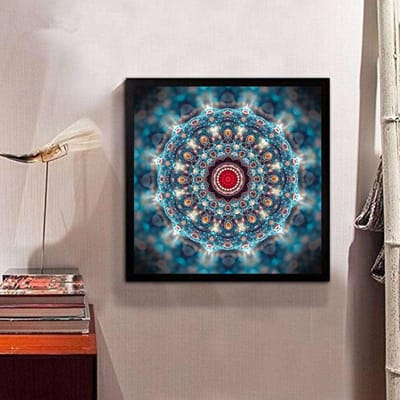 Diamant 5D DIY Diamantschilderij  Pretty Mandala  Kruissteek Strass Mozaïekschilderij Huisdecoratie 30x30CM gray