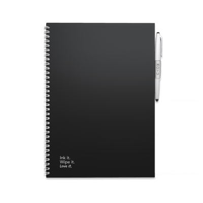 Erasable Notebook A4 - Pitch Black - Premium / A4