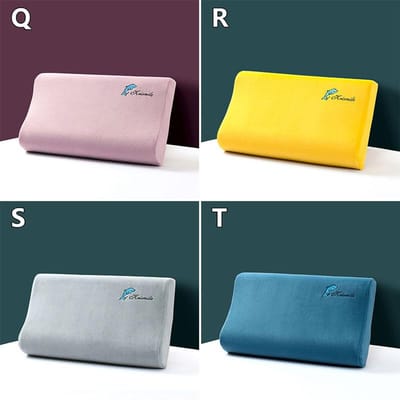 Taie d'oreiller lavable Velours doux Housse d'oreiller en latex Enfants Adultes Caoutchouc Mousse à mémoire de forme Protection d'oreiller Housse de coussins Décoration de maison 30x50cm