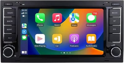 Autoradio met bluetooth - Carplay - Voor Volkswagen VW Touareg, Multivan T5, Transporter (2004-2009) - Geschikt voor Apple en Android - Stereo - Navigatie - Navigatiesysteem auto - 2GB 32GB