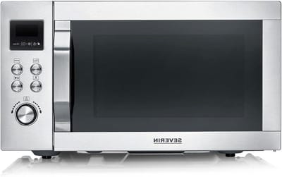 Multifunctionele Oven - Airfryer Magnetron - Gerechten Bereiden - 4-in-1 Functionaliteit - 25 Liter - Zilver