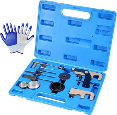 Motorafstelgereedschap Set - Tandriem Gereedschap - Motor Onderhoud - Specifiek voor DCI Motoren - 223 Kilogram - Zilver