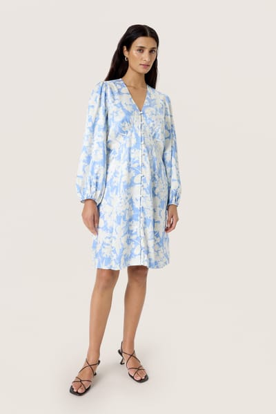 Dames lange mouwen jurk met print Soaked in Luxury Becca