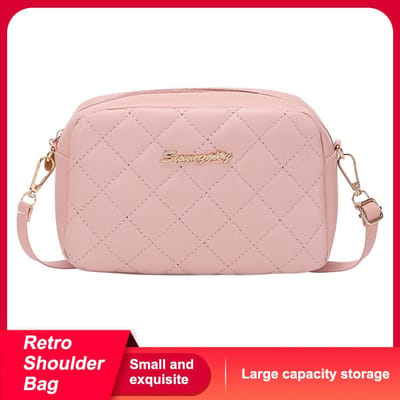Enkele schoudertas met ruitvormige crossbodytas gray