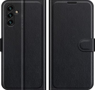 Coverup Hoesje - Geschikt voor Samsung Galaxy A13 5G / A04s Hoesje - Coverup Book Case - Zwart