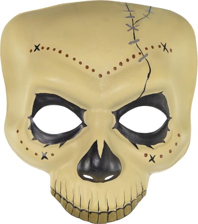 Amscan Masker Witch Doctor Beige Maat One-size