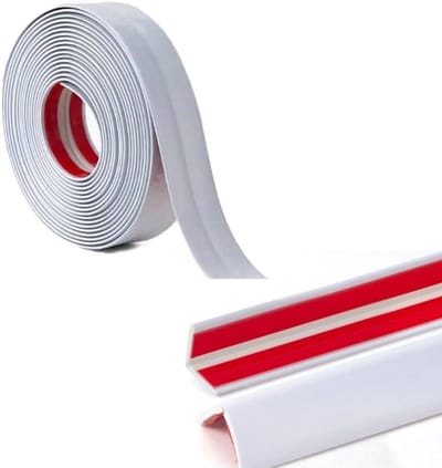 PVC Hoek Trim voor Tegel en Muur Decoratie - 15 Meter Zelfklevende Moulding - Binnen en Buiten Gebruik