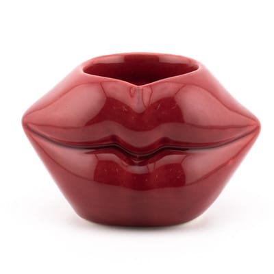 Aardewerk waxinehouder kiss