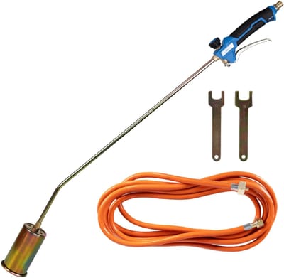 KAD® Onkruidbrander - Veilig en Comfortabel - Onkruidbrander Gas - Zilver - 90cm x 6cm x 6cm