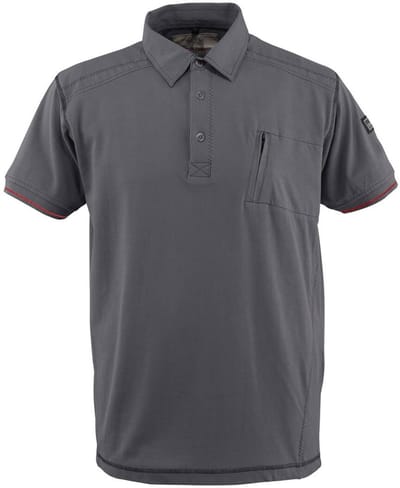 Werkshirt Heren – Mascot Kreta Polo – Antraciet maat M