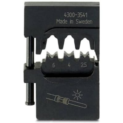 Phoenix Contact CRIMPFOX-M SR 6-3/DIE 1212473 Krimpprofiel Solar-connectoren Geschikt voor tangen Solarlok (Tyco) 2.5 tot 6 mm² Geschikt voor merk Phoenix