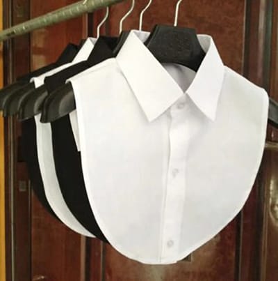 Actie4you® - Losse kraag - Blouse kraagje - Nep los kraagje – Nep Kraagje – Punt kraag – Crème Wit