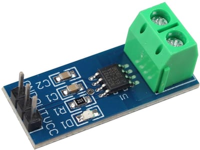 Dailygoody - Stroom Sensor Module - ACS712T - Compatibel met Arduino - Compact formaat - Stroommeting - Hoge nauwkeurigheid - Geschikt voor Arduino - ...