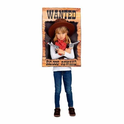 Kostuums voor Kinderen My Other Me Wanted Cowboy Één maat 3 Onderdelen