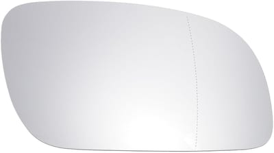 Dailygoods- Buitenspiegelglas Vervanging - Verwarmd Glas - Rechterzijde - Kunststof/Echt Glas - Diagonaal Formaat 19,7 cm - Passend voor Volkswagen Touran 2003-2010 - Spiegelglas