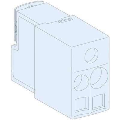 Schneider Electric LVS04151 PrismaSeT-P, Linergy BW, verzamelrailterminal, 1x6mm²+ 1x10mm²,(12 stuks) Verdeelkastaccessoire 1 stuk(s)