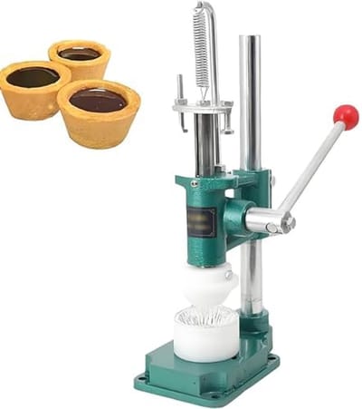 Taart Persmachine - Bakvorm Tool - Desserts Maken - Ergonomisch Hefboommechanisme - 42 cm Hoog - Zwart