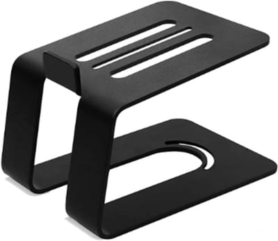 Speaker Stand - Luidspreker Voet - Audio Verbeteren - Anti-Vibratie Voetjes - 18 x 13 x 12 cm - Zwart