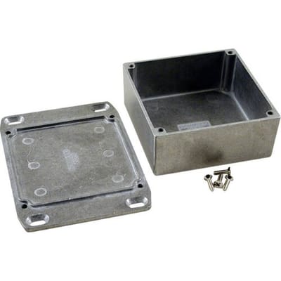 Hammond Electronics 1590YFL Universele behuizing 92 x 92 x 42 Aluminium Natuur 1 stuk(s)