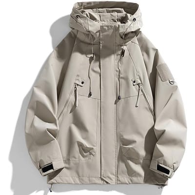 Veste pour homme, nouvelle veste de travail, veste d'alpinisme d'extérieur pour homme, multi-poches 4XL gray