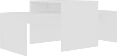 Set van 2 Stapelbare Salontafels Wit