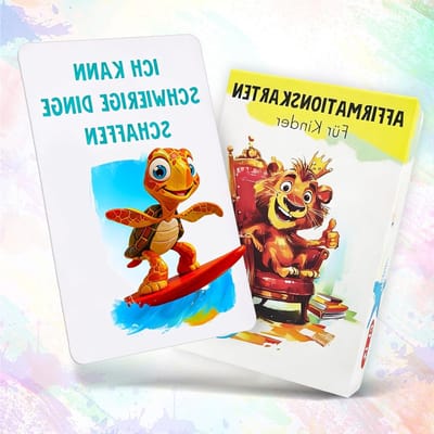 Affirmation Cards voor Kinderen, Motiverende Kaarten voor Meer Moed, Aanmoediging voor School, Mindfulness voor Zelfvertrouwen en Geluk