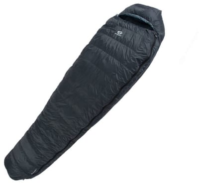 SirJoseph mummyslaapzak Trekking Rimo III 600 - links 200 cm - Donker Grijs