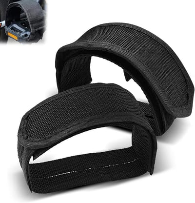 Bicycle Pedal Straps - 2 Stuks Antislip Fiets Pedal Touwtjes, Dubbel Kleefband en Teenzool Clip Bevestiging
