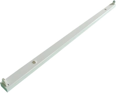 LED TL Armatuur T8 - Igia Dybolo - 150cm Enkel - IP20 - Mat Wit - Staal
