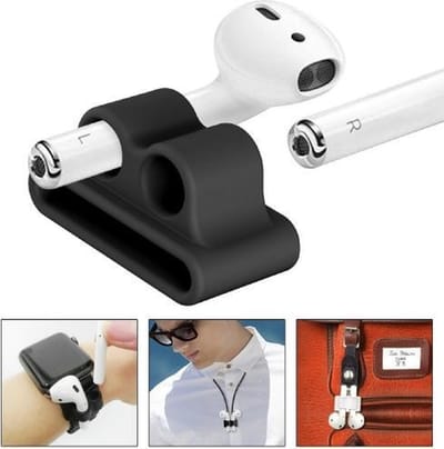 Horlogebandhouder geschikt voor Airpods - Zwart