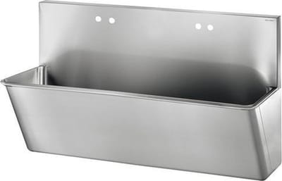 Medische scrub met hoge spatwand