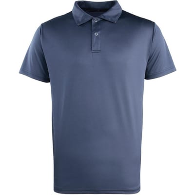 Premier Unisex Volwassen Coolchecker Piqué Poloshirt (Marine)