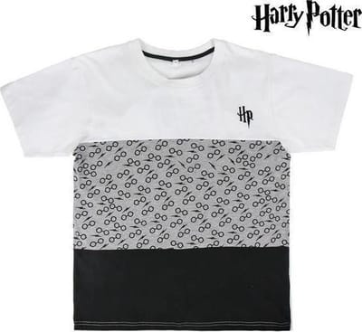 T-Shirt met Korte Mouwen Premium Harry Potter 73706