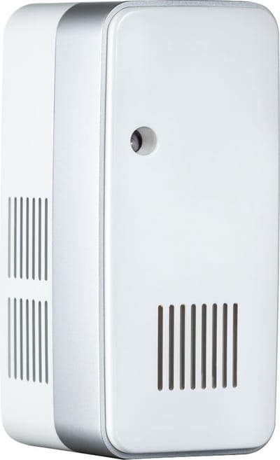 MediQo-Line Luchtverfrisser Dispenser voor Wandmontage – Inclusief Slot & Ventilator – Voor Ruimtes tot 40m³ – RVS