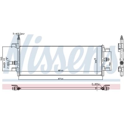 Intercooler NISSENS 606248