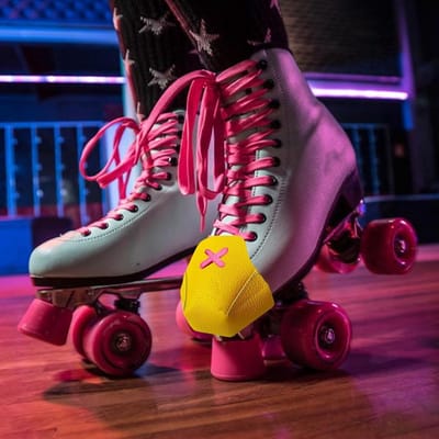 Skate Schoen Beschermers - Schoenhoezen Wieltjes - Schoenen Beschermen - Duurzaam Faux Leer - Universele Pasvorm - Geel