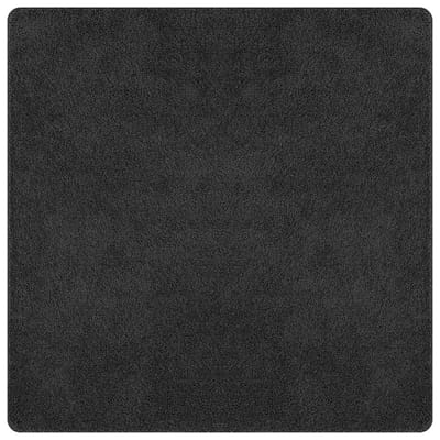 vidaXL - Antislip - Shaggy - Tapijt - Donkergrijs - 200 - x - 200 - cm - PP