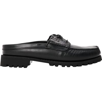 Timberland Leren moc-toe-muiltjes voor heren van Vibram (Zwart)